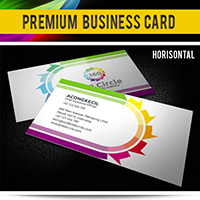 360 Circle - Premium Business Card Template 