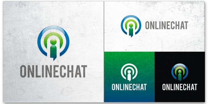 Online Chat - Logo Template