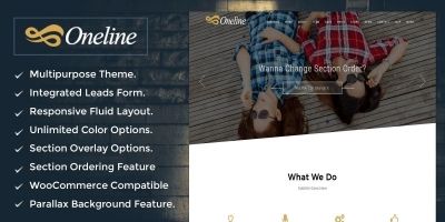 OneLine – Multipurpose WordPress Theme