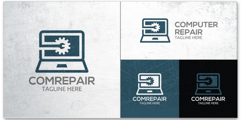 Computer Repair Logo Template
