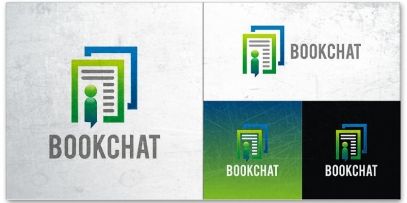 Book Chat Logo Template