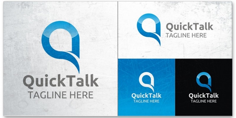 Quick Talk - Logo Template