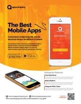 Mobile App Flyer Template Screenshot 3