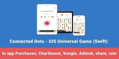 Connected Dots - iOS Swift Game Source Code