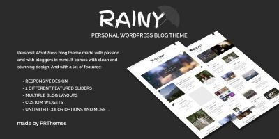 Rainy - WordPress Blog Theme
