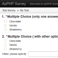 PHP Online Survey - PHP Script