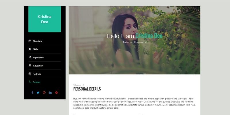 Swiftly - Resume Wordpress Theme