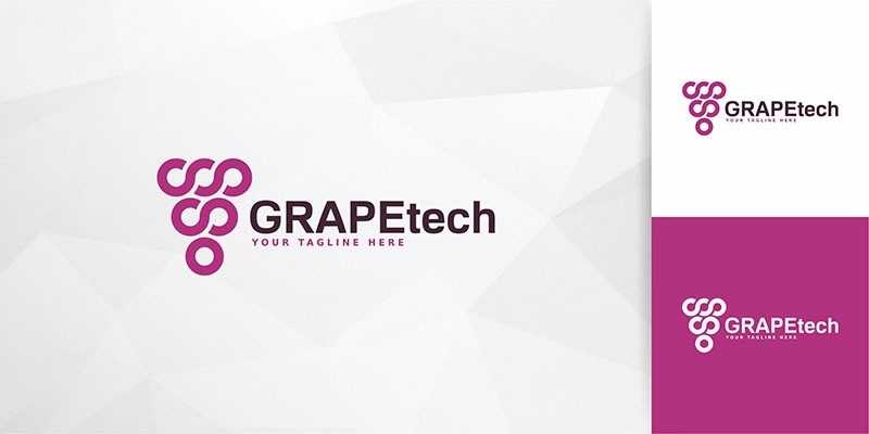 GrapeTech Logo Template