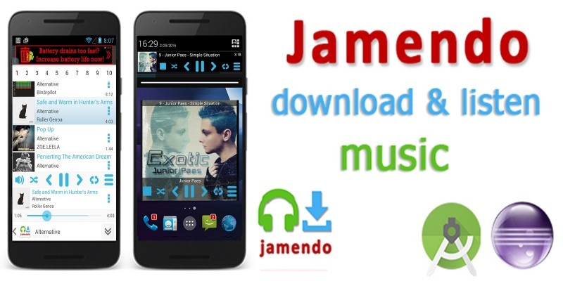 Jamendo Music Downloader - Android Source Code