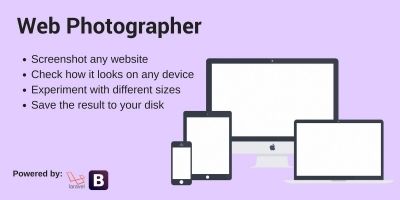 Web Photographer - Website Screenshot Creator PHP