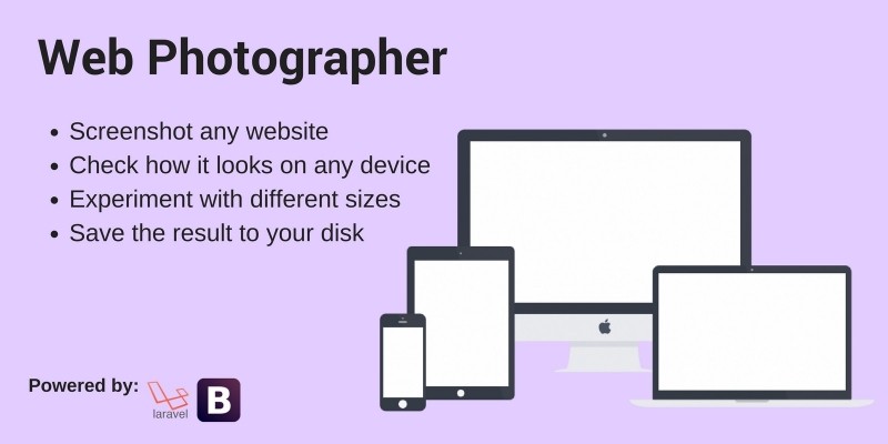 Web Photographer - Website Screenshot Creator PHP 