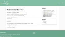 The Flow - Web Template - HTML5 - PHP - CSS Screenshot 1