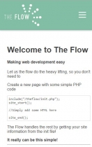 The Flow - Web Template - HTML5 - PHP - CSS Screenshot 2