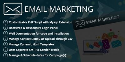 Email Marketing Manager - PHP Script
