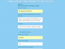 Email Marketing Manager - PHP Script Screenshot 1