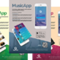 Mobile App Flyer Template Volume 3