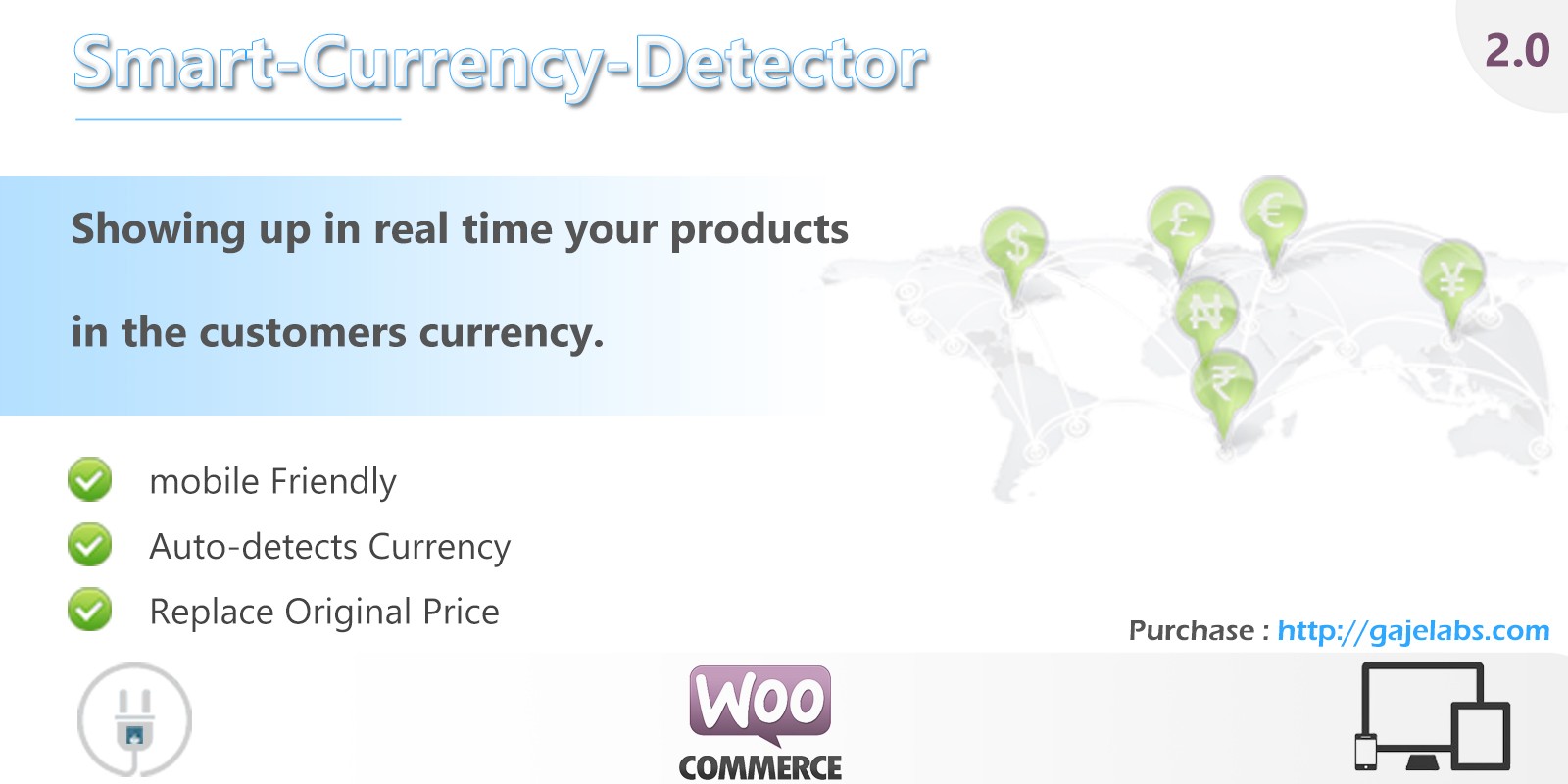 Smart Currency Detector - WooCommerce Plugin