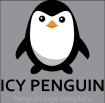 Icy Penguin - Logo template Screenshot 2