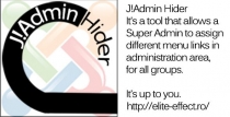 Joomla Admin Hider - Joomla Extension Screenshot 1