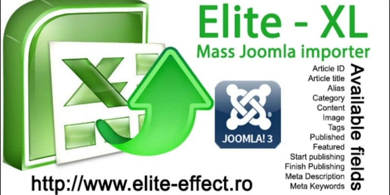Elite-XL - Excel Importer Joomla Extension