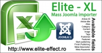 Elite-XL - Excel Importer Joomla Extension Screenshot 1