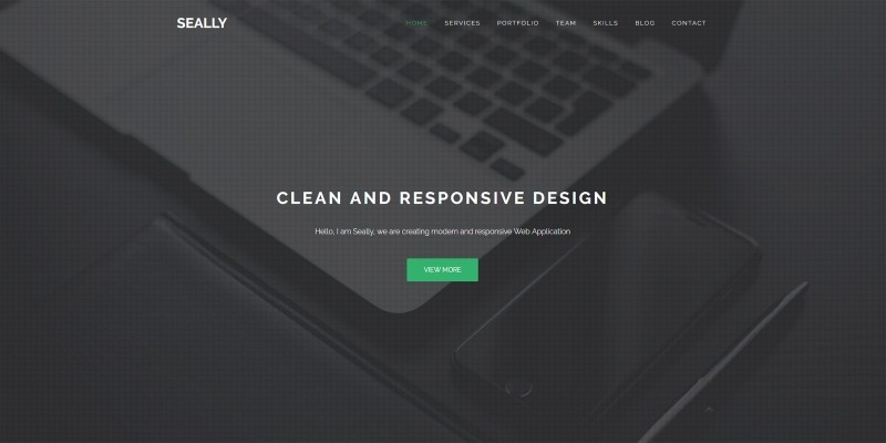 Seally - One Page Multipurpose HTML Theme