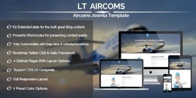 LT Aircoms – Premium  Company Joomla Template