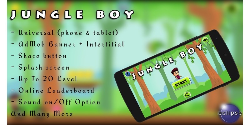 Jungle Boy - Android Game Source Code