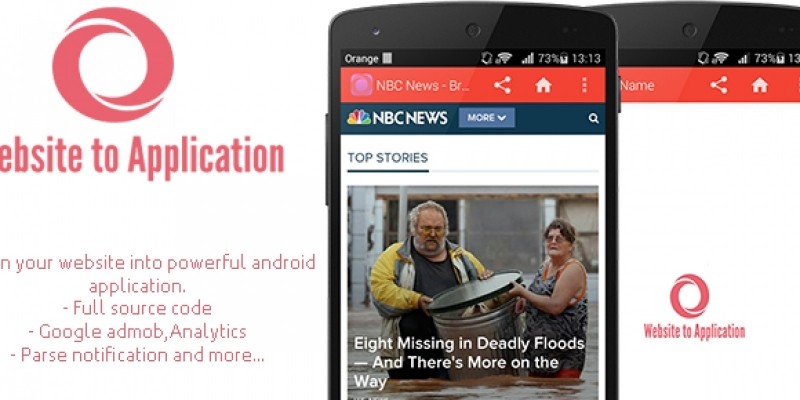 Website To Application - Android Source Code