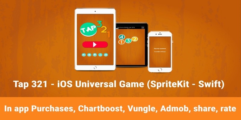 Tap 321 - iOS Swift Game Source Code