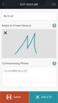 Gesture Based Keyboard - iOS App Template Screenshot 3