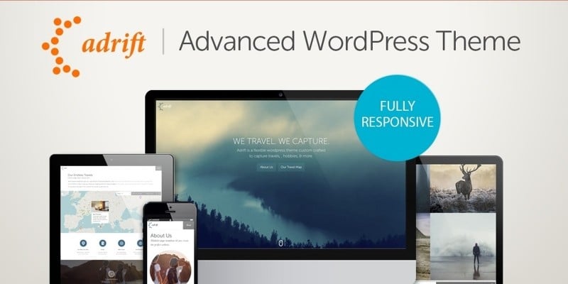 Adrift - Map Focused WordPress Theme