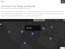 Adrift - Map Focused WordPress Theme Screenshot 7