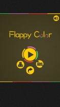 Flappy Color - Color Switch Buildbox Template  Screenshot 1