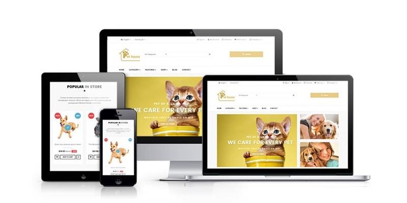 Ap Pet House PrestaShop Theme