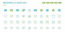 Modern UI Icon Set Screenshot 1