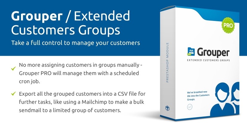Grouper PRO - Extended Customers Groups