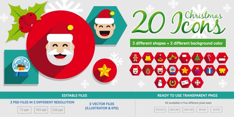 20 Christmas Icons