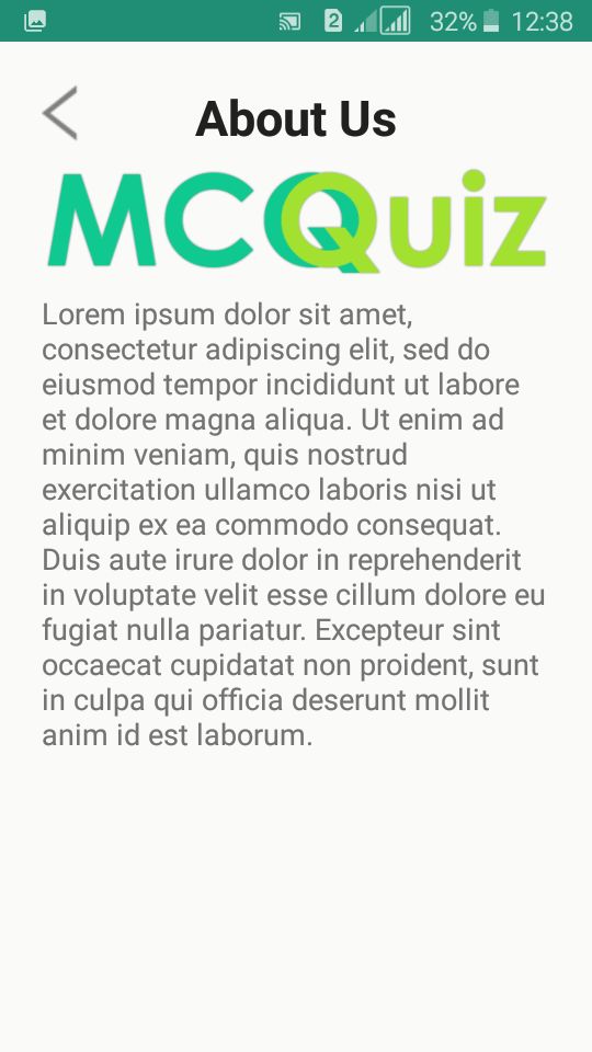MCQ Quiz Android Quiz App Template by MediaLab Codester