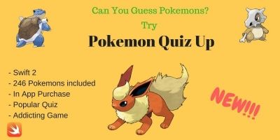 Pokemon Quiz Up - iOS Swift Source Code