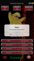 Pokemon Quiz Up - iOS Swift Source Code Screenshot 3