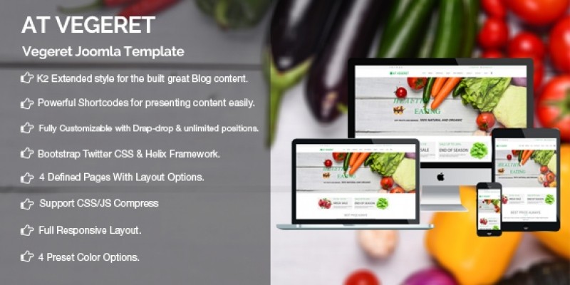 AT Vegeret Joomla Template