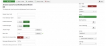 Jfusion Forum Notifications Message Module Screenshot 1