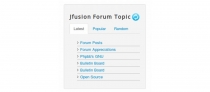 Jfusion Forum Topic Module Screenshot 1