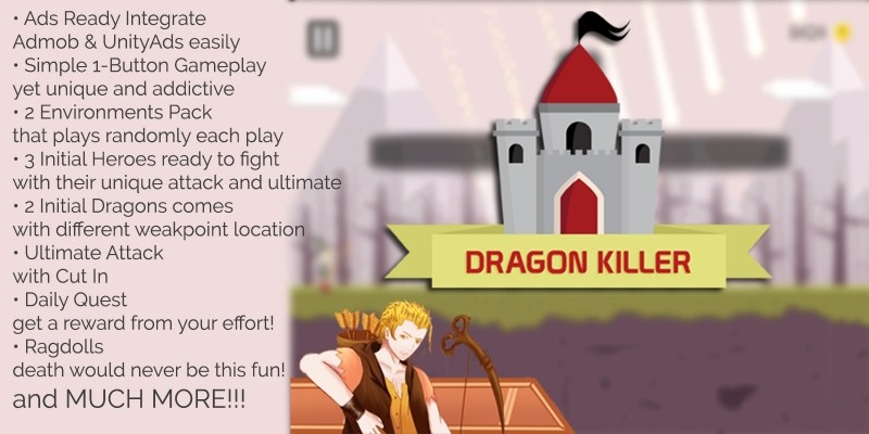 Dragon Killer Unity Game Source Code