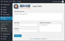 Wordpress Professional SMS Contact Form Plugin Screenshot 4