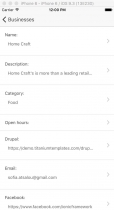 Ionic Business Directory Firebase Admin UI Screenshot 7