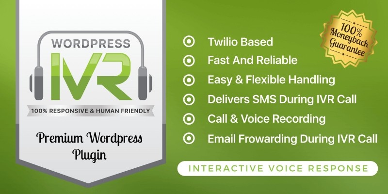 Wordpress Interactive Voice Response IVR Plugin