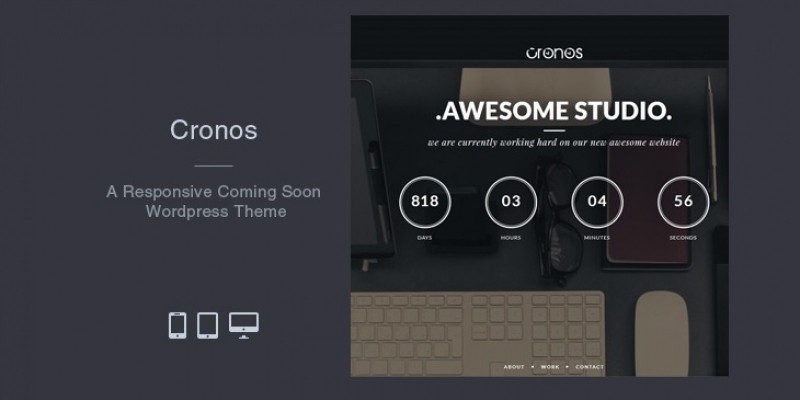 Cronos -  WordPress Coming Soon Theme