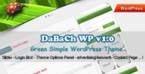 DaBaCh WP - Green Simple WordPress Theme Screenshot 1